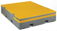 cover FlipFORMS Yellow Top with Grey Base